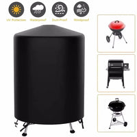 Heavy Duty Waterproof BBQ Cover – Protective Round Grill Shield for Outdoor