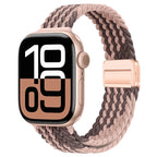 Braided Nylon Loop Watch Band – Magnetic Adjustable Bracelet for Apple iWatch