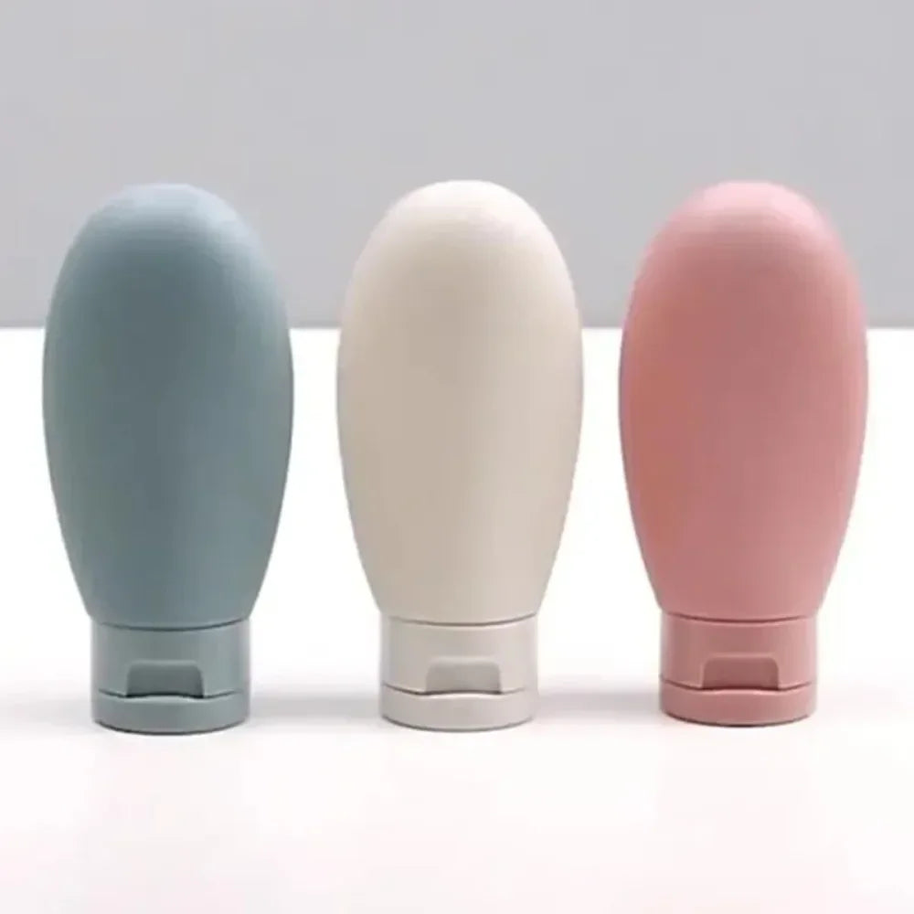 Refillable Travel Bottle Set – 60ml Squeeze Tubes for Cosmetic Toiletries