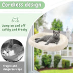 Cat Window Hammock – Suction Cup Sunbathing Seat for Indoor Cat Relaxation