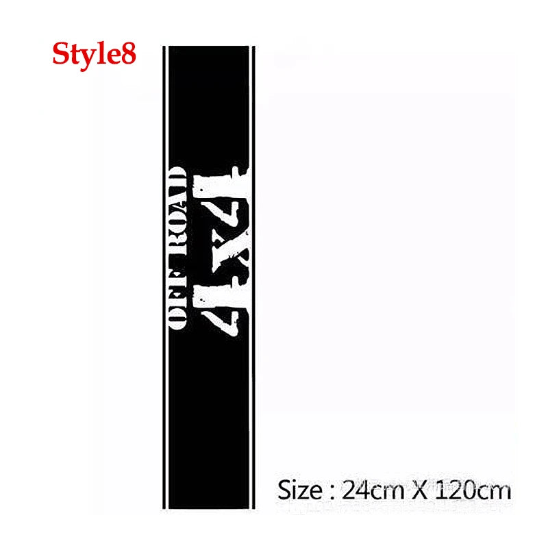 Vinyl Car Hood Stripe Decals – Personalized Auto Body Graphics for Decoration