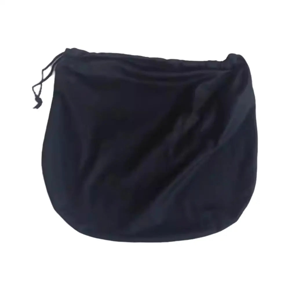 Plush Motorcycle Helmet Bag – Soft Drawstring Protective Carrier for Cycling