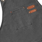 Canvas Chef Apron – Professional Kitchen Bib for BBQ and Salon Use