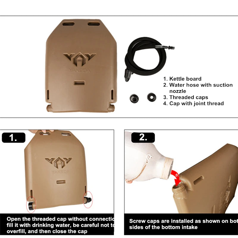 1.75L Hydration Bladder – Food Grade EVA for Tactical Vest and Hiking