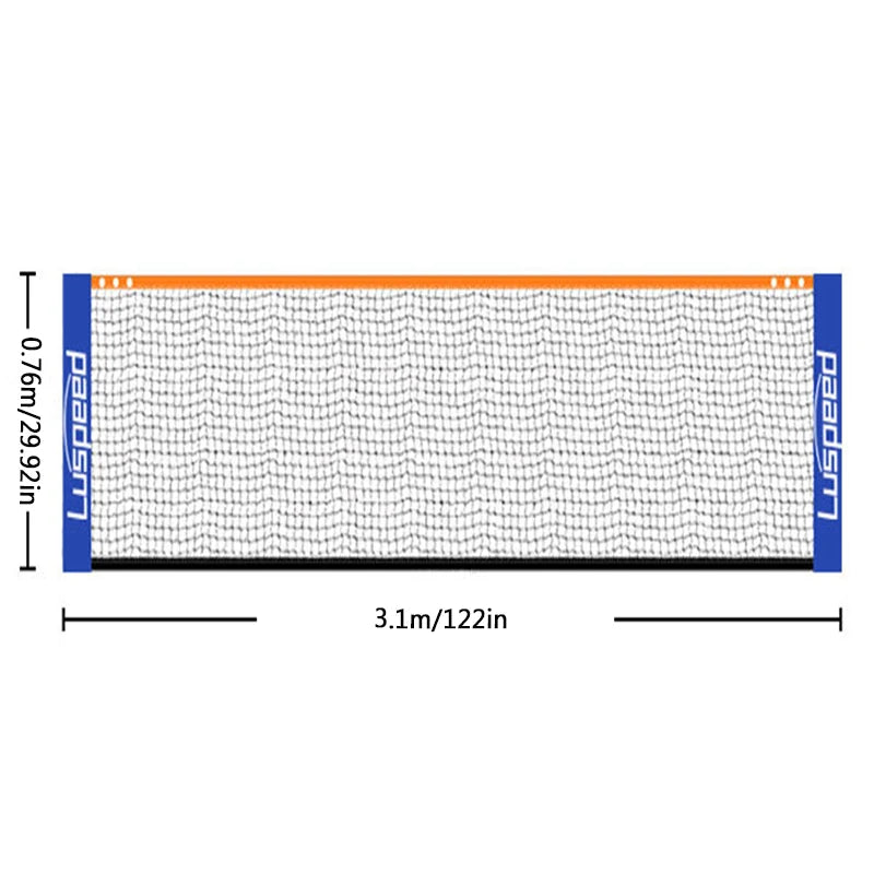Portable Folding Badminton Net – Professional Mesh for Sports Training
