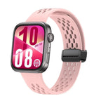 Magnetic Silicone Watch Strap – Breathable Sports Band for Huawei Watch Fit
