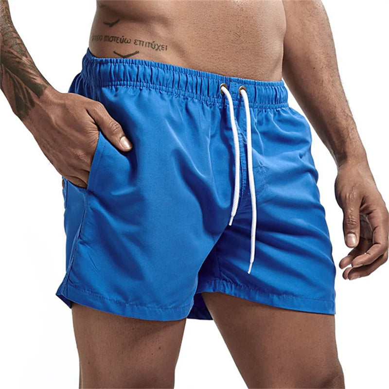 Mens Quick Dry Swim Trunks – Lightweight Beach Shorts for Summer Swimming