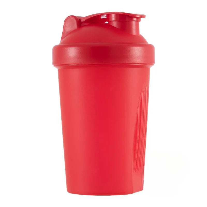 400ml Portable Plastic Shaker Bottle – Protein Mixer for Fitness Gym Sports