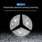 Crystal Steering Wheel Emblem – Diamond Sticker for Mercedes Benz Accessories