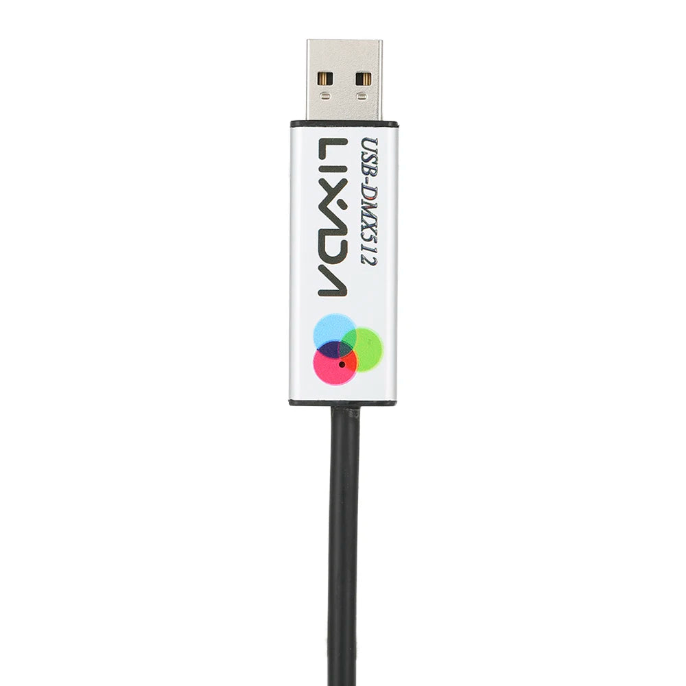 USB to DMX Lighting Controller – Computer Interface for Stage DMX512 Dimming