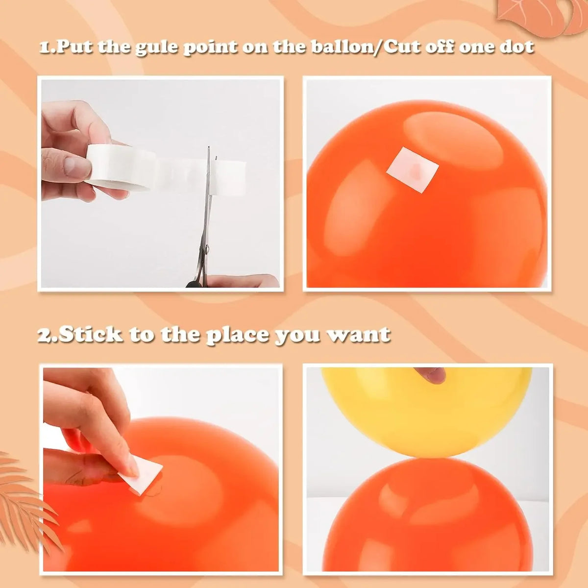 Double Sided Adhesive Glue Dots – Clear Balloon Tape for Party Decor