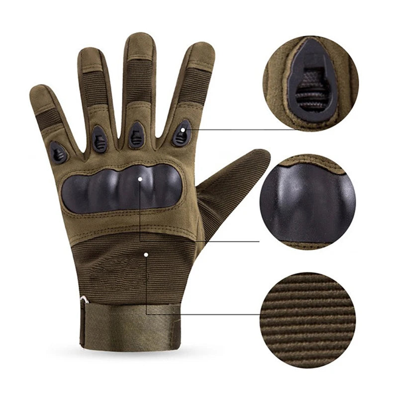 Tactical Military Gloves – Hard Knuckle Protection for Outdoor Sports