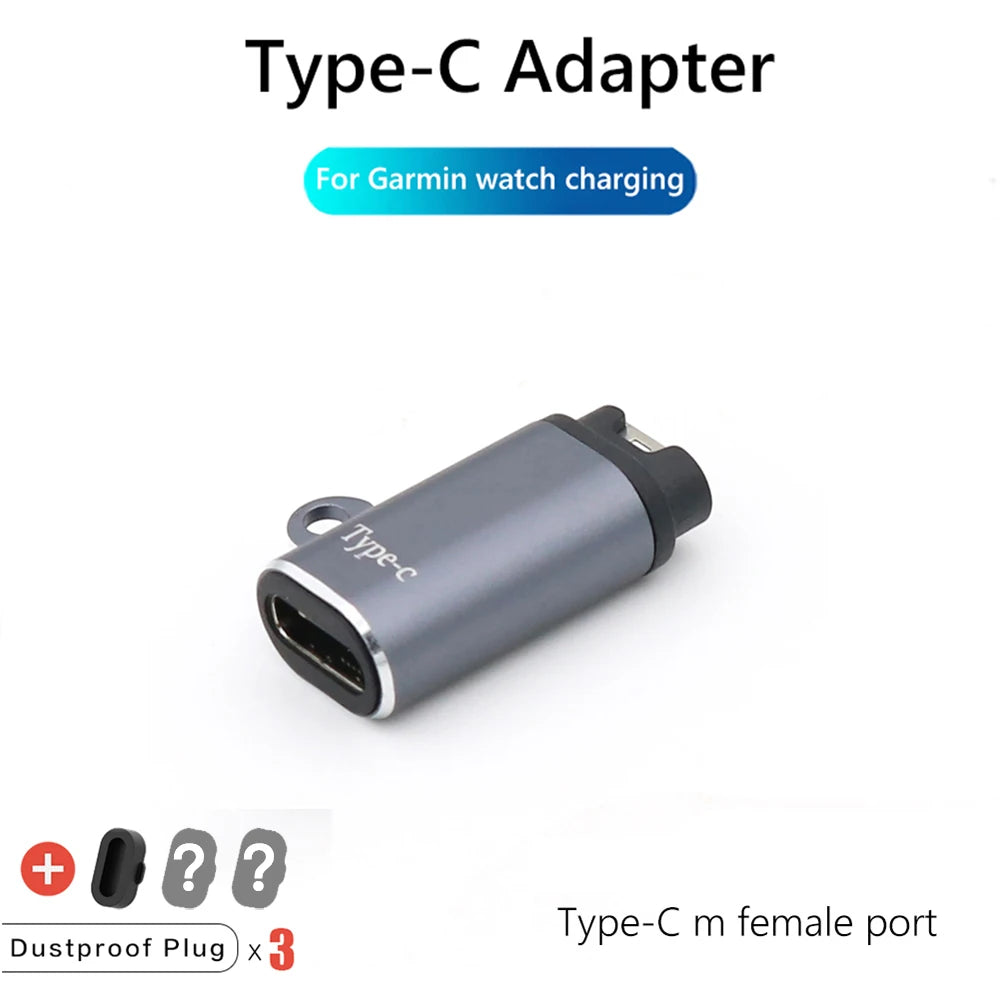 Portable Charging Adapter – Multi-Port Converter for Garmin Smartwatches