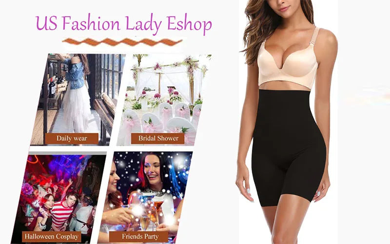 High Waist Shapewear Shorts – Slimming Tummy Control for Body Shaping