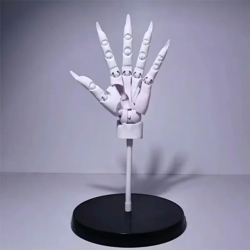 Articulated Wooden Hand Model – Posable Sketching Figurine for Artists