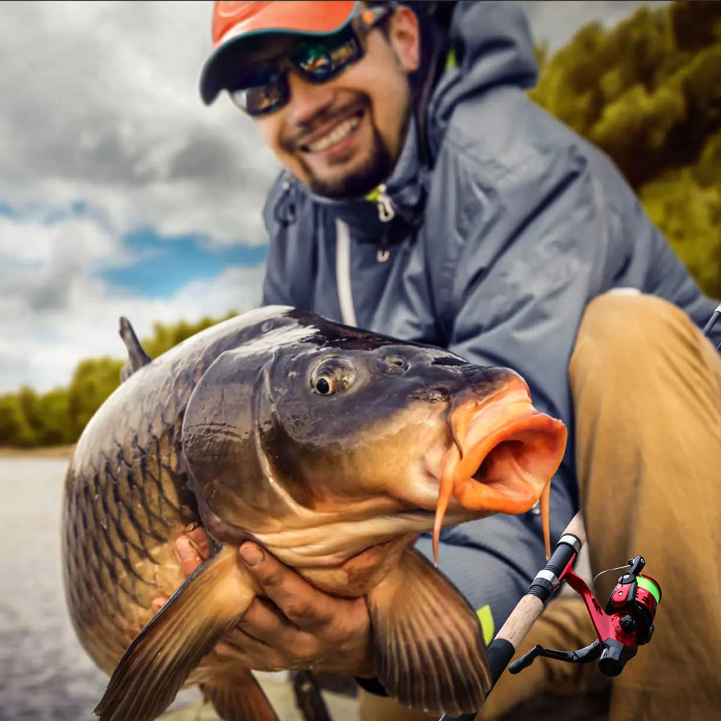 Carbon Fiber Feeder Fishing Rod – 3M Cork Handle Pole for Carp Angling