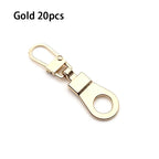 Detachable Metal Zipper Puller Kit – Replacement Repair Set for Sewing Craft