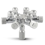 CO2 Splitter Regulator – 2-Way Needle Valve for Aquarium Tank Systems