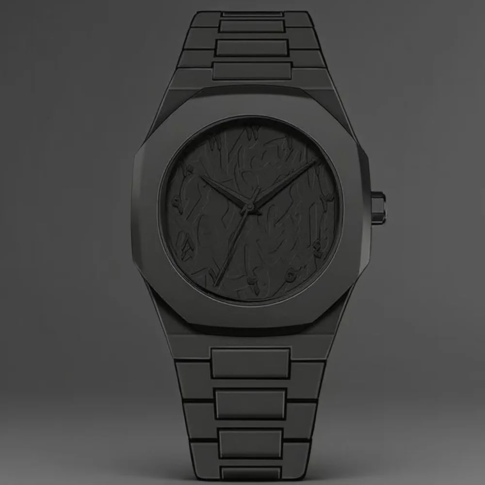 Minimalist Men's Quartz Watch – Arabic Numeral Dial for Casual Daily Wear