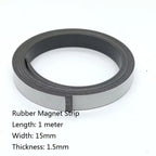 Flexible Rubber Magnetic Tape – Self-Adhesive Strip for DIY Home Crafts
