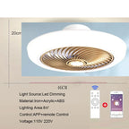 Retractable Smart Ceiling Fan – Silent Remote Control for Bedroom Decor