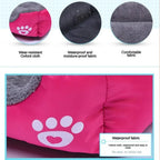 Soft Square Dog Bed – Warm Washable Cushion for Medium to Large Dogs