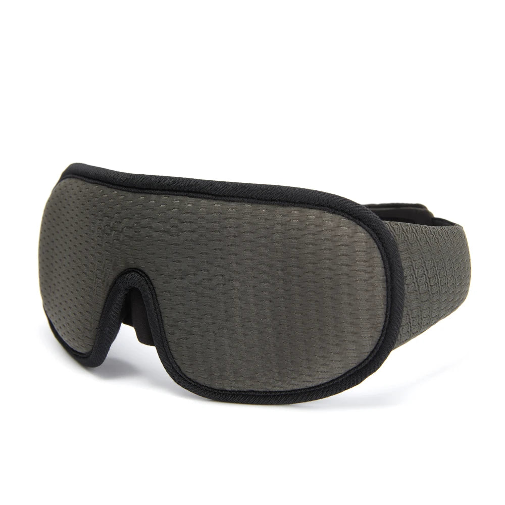 Soft 3D Contoured Eye Mask – Breathable Light Blocking for Travel Sleeping