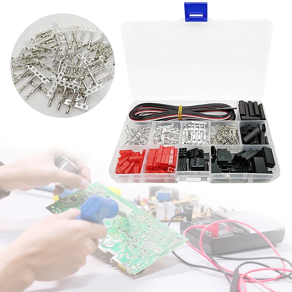 JST Connector Kit – Male and Female Jumper Plugs for RC Servo Electronics