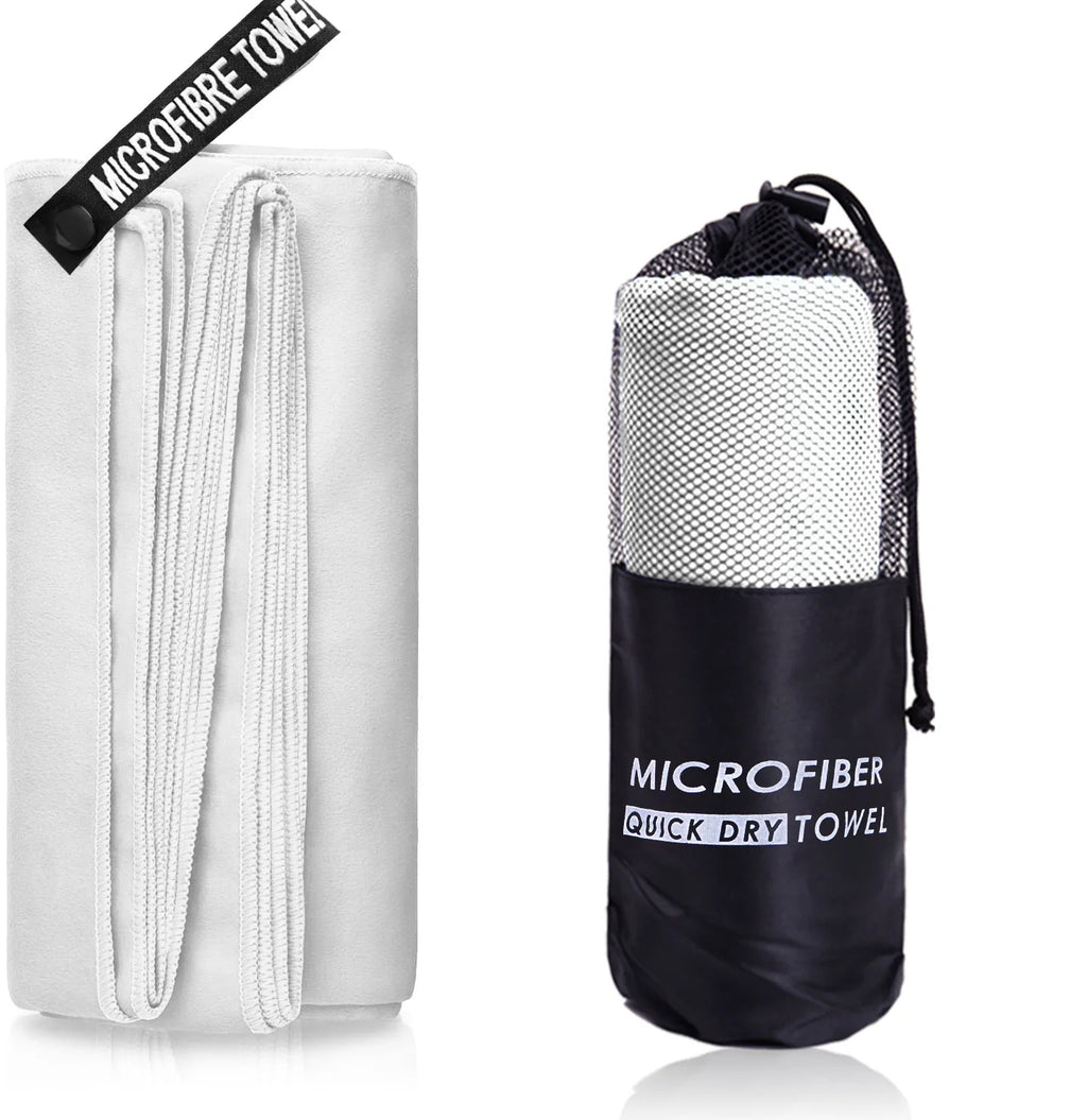 Microfiber Gym Towel – Silver Ion Odor-Free Absorbent Fabric for Workout