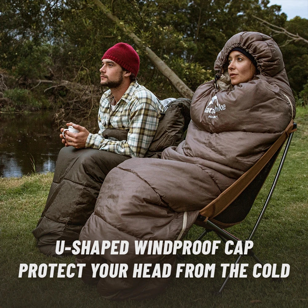 Ultralight Cotton Sleeping Bag – Waterproof Winter Gear for Outdoor Camping