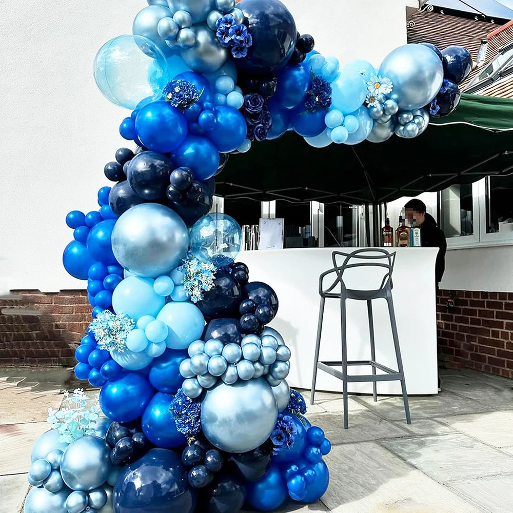 Metallic Assorted Balloons – Decorative Party Decor for Weddings and Birthdays