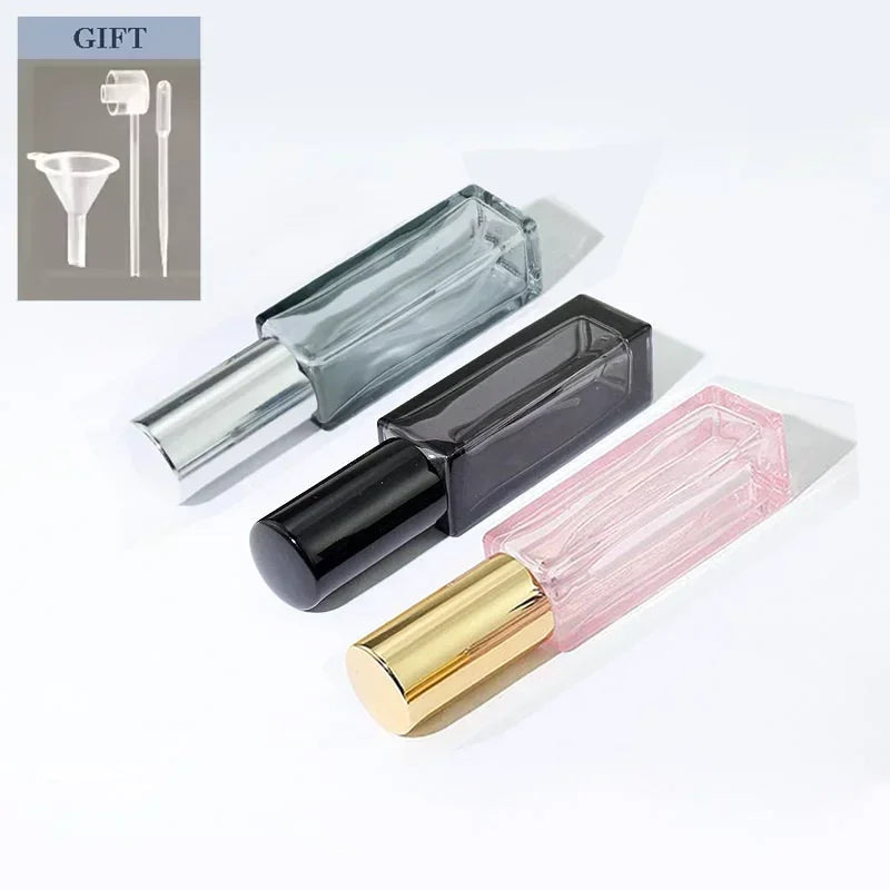 Refillable Glass Perfume Atomizer – 10ml and 20ml Travel Vials for Cosmetics