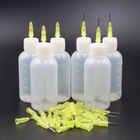 Squeezable Applicator Bottles – Transparent Precision Glue Dispenser for DIY
