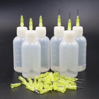 Squeezable Applicator Bottles – Transparent Precision Glue Dispenser for DIY