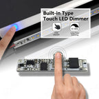 LED Touch Dimmer Switch – Aluminum 12V 24V Controller for Cabinet Lighting