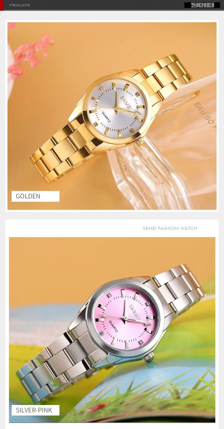 Minimalist Quartz Watch – Slim Analog Wristwatch for Women