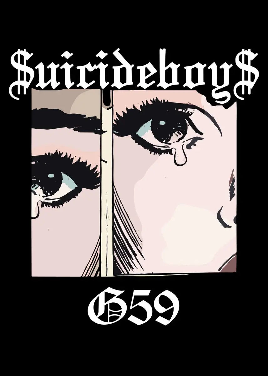 Suicideboys Band Canvas Poster – Vintage Hip Hop Music Wall Art for Home Decor