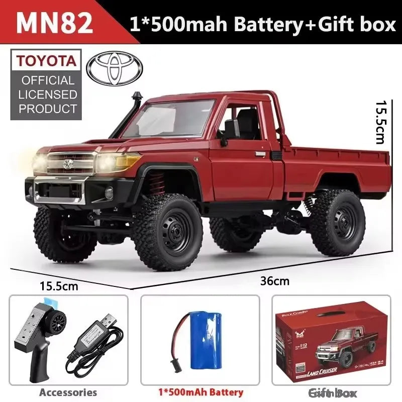 1/12 4WD RC Pickup Truck – Remote Control Off-Road Climbing Toy for Kids