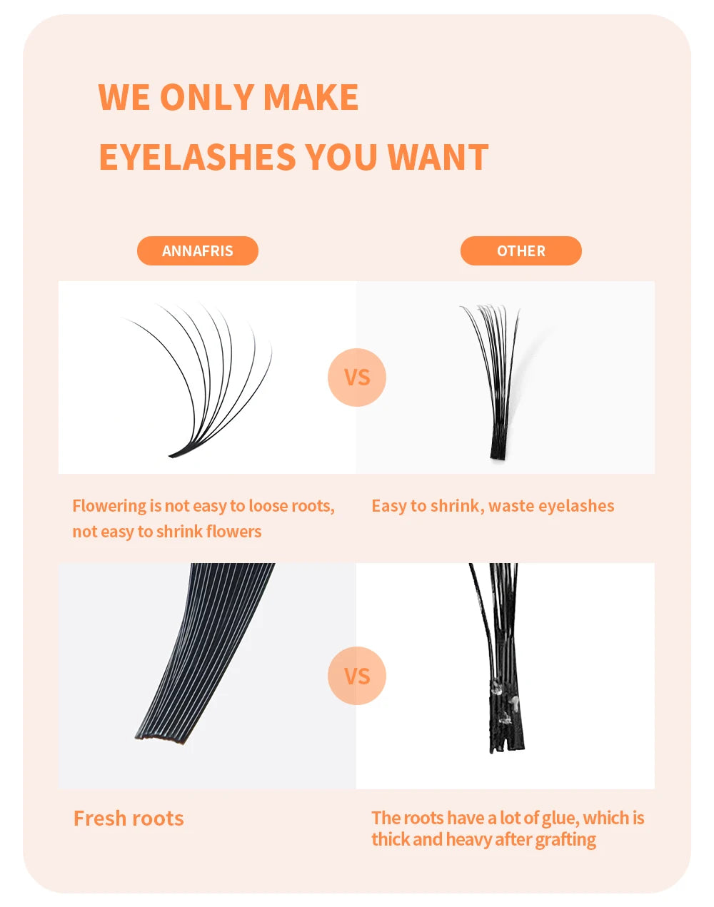 Easy Fanning Volume Lashes – Premium Matte Soft Extensions for Eyelash Artistry