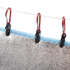 Awning Tarp Clips – Heavy Duty Tent Clamps for Outdoor Camping and Hiking