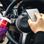 Suede Microfiber Detailing Sponges – Car Interior Wax and Cleaning Tools
