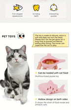 Silicone Treat Dispenser Toy – Durable Bite-Resistant Pet Dental Chewer