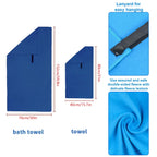 Ultra-Absorbent Microfiber Towel – Quick-Drying Compact Gear for Sports and Outdoors