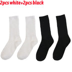 Knitted Mid-Tube Socks – Soft Vintage Cotton for Sports and Leisure