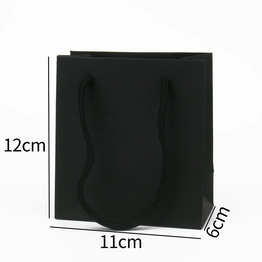 Black Square Jewelry Box – Velvet Display Organizer for Rings and Earrings