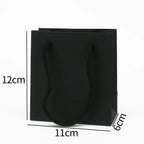 Black Square Jewelry Box – Velvet Display Organizer for Rings and Earrings