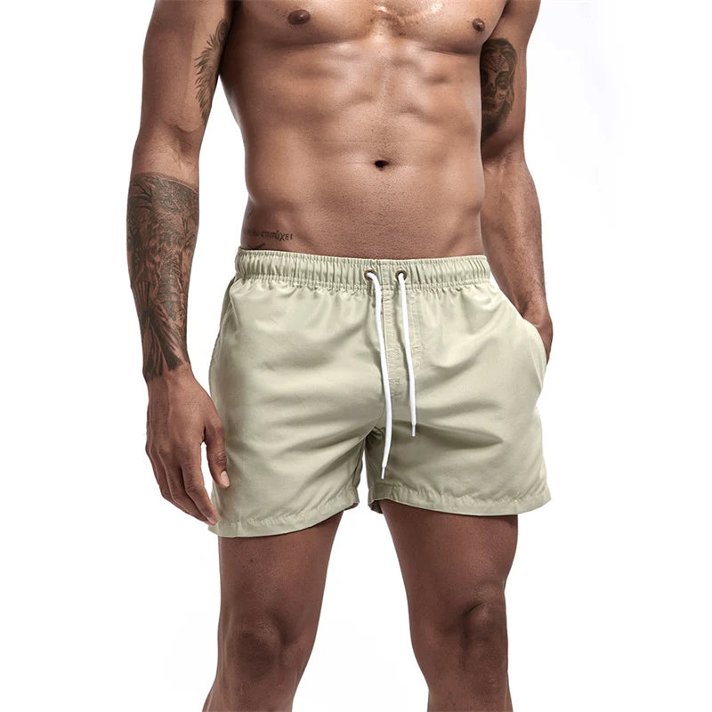 Mens Quick Dry Swim Trunks – Lightweight Beach Shorts for Summer Swimming