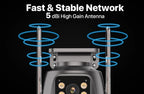 4K 8MP Dual Lens PTZ Camera – Outdoor AI Auto Tracking for Security Surveillance