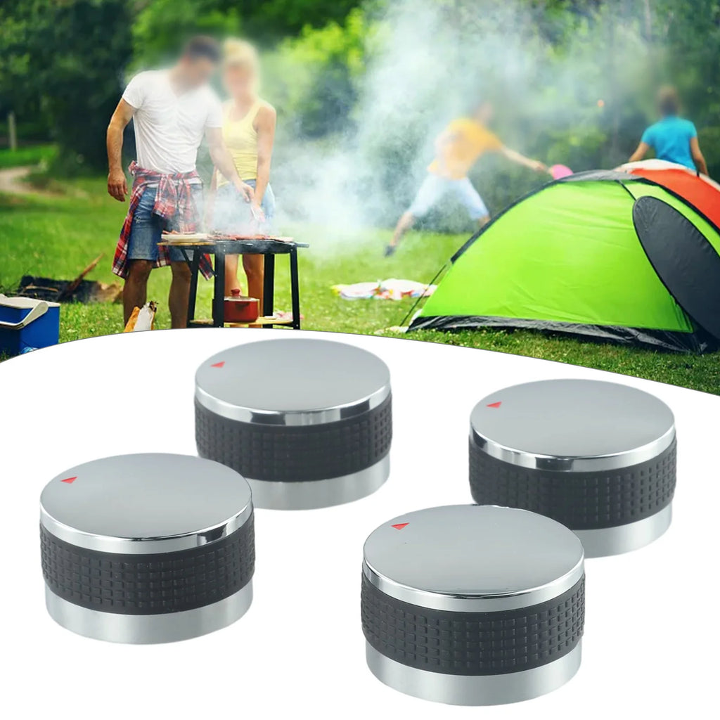 Universal BBQ Gas Stove Control Knobs – 58mm Replacement Parts for Outdoor Grills