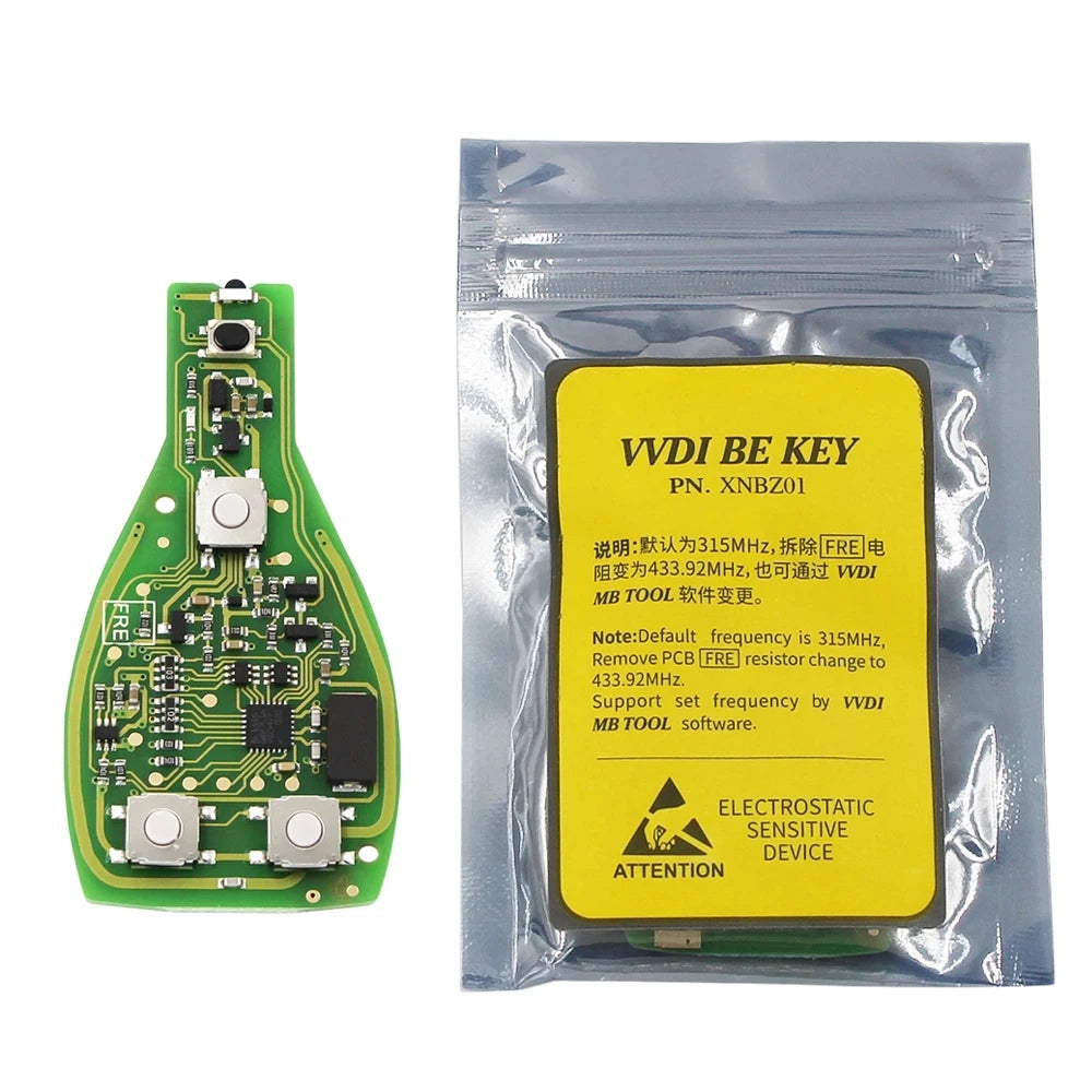 Xhorse VVDI BE Key Pro – Improved MB Smart Remote for Benz Key Programming